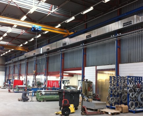 Ventilation welding shop