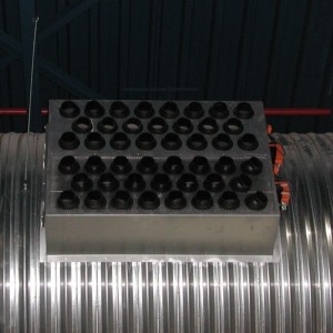 Nozzle grille type SPR-RK with regulation control